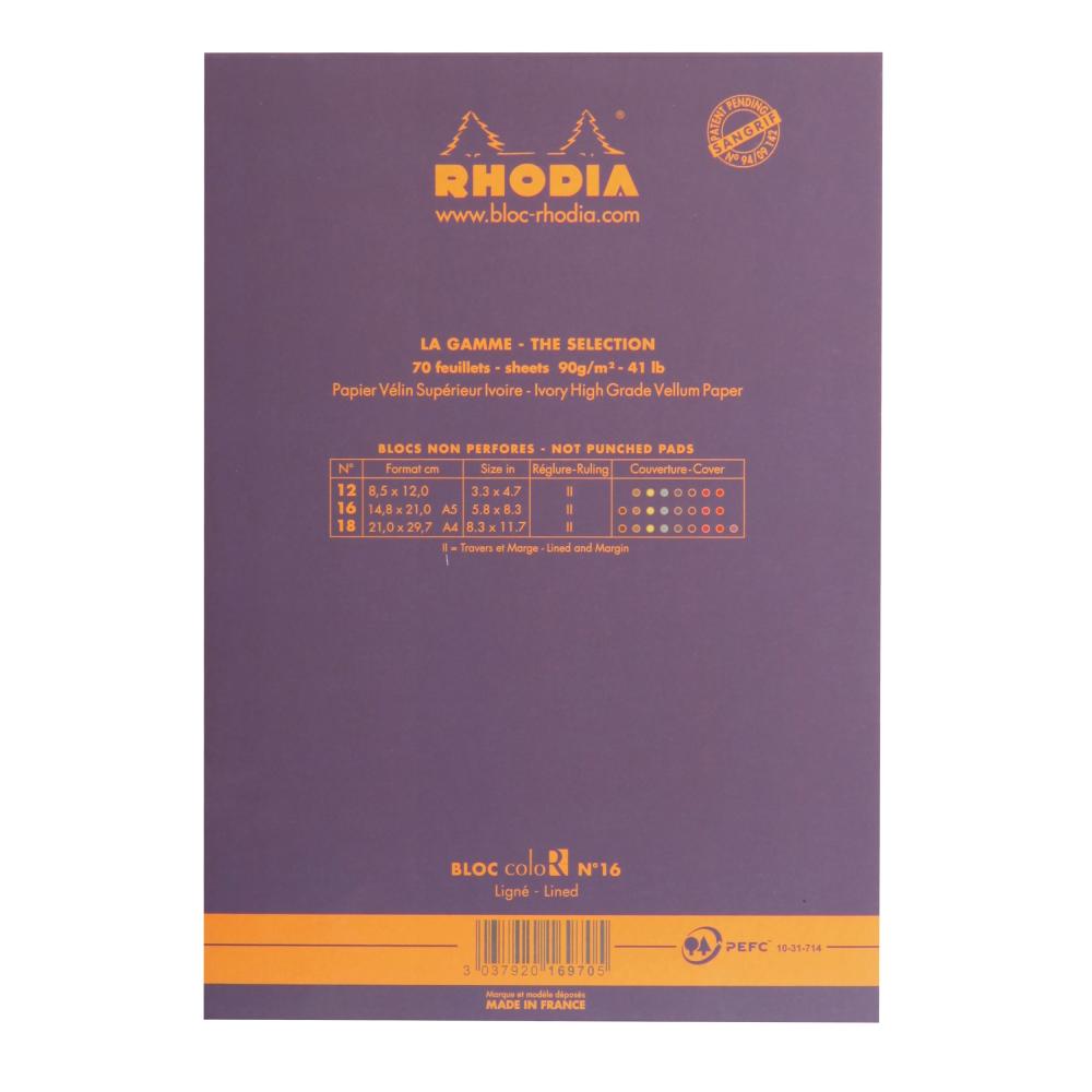 Rhodia ColoR - A5 violett