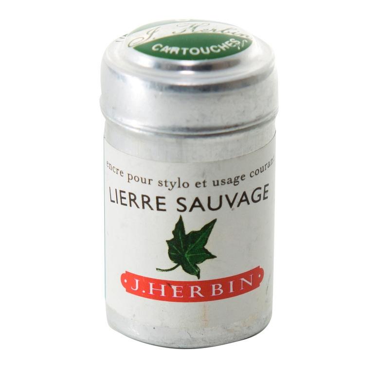Herbin - Lierre sauvage (efeugrün), 6 Patronen