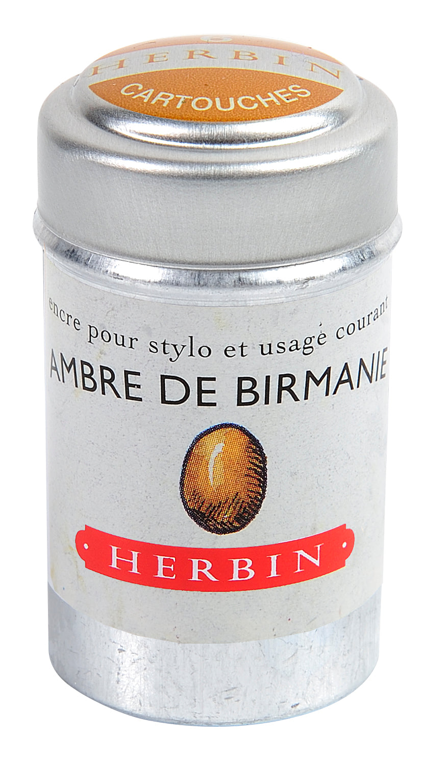 Herbin - Ambre de Birmanie (Bernsteinfarben), 6 Patronen