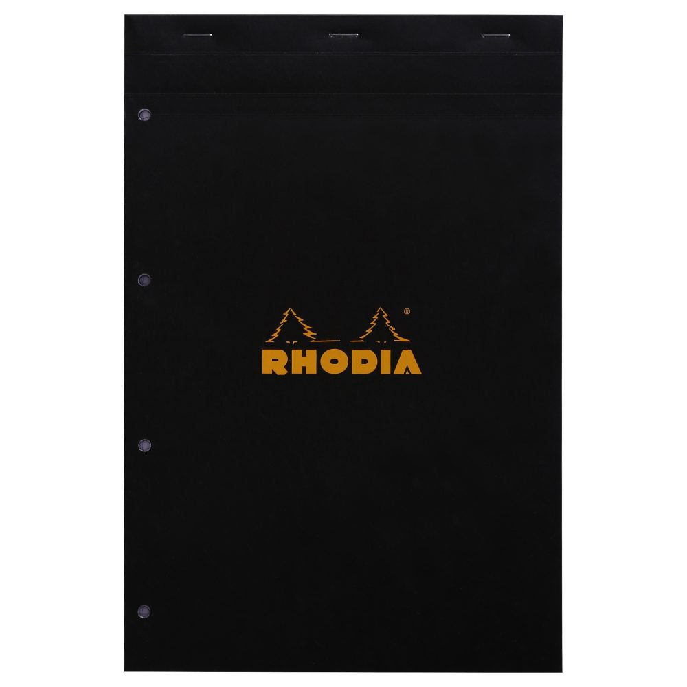 Rhodia - Notizblock A4+ No. 20 kariert, schwarz