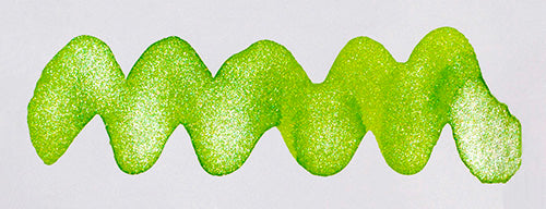 Diamine Shimmer Tinte - Neon Lime,  50ml Tintenglas