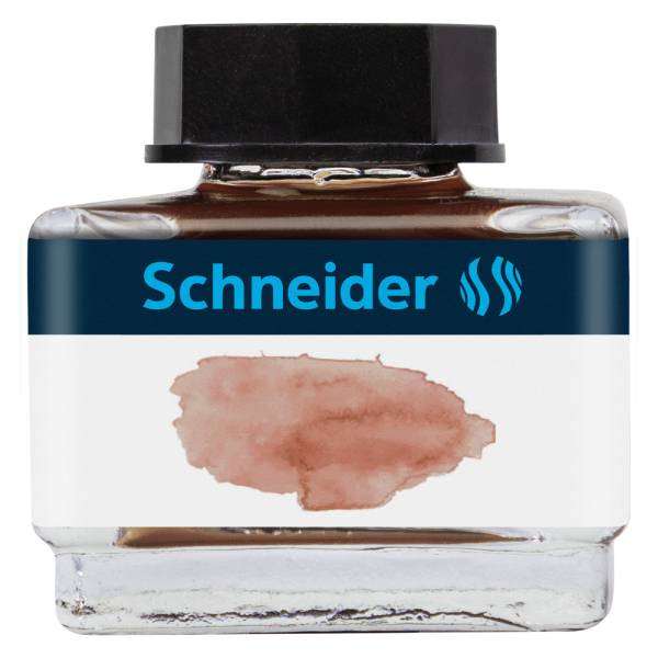 Schneider Tintenglas Cognac