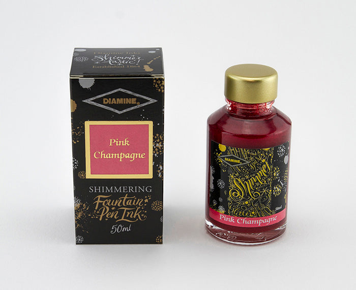 Diamine Shimmering Ink - Pink Champagne, 50 ml