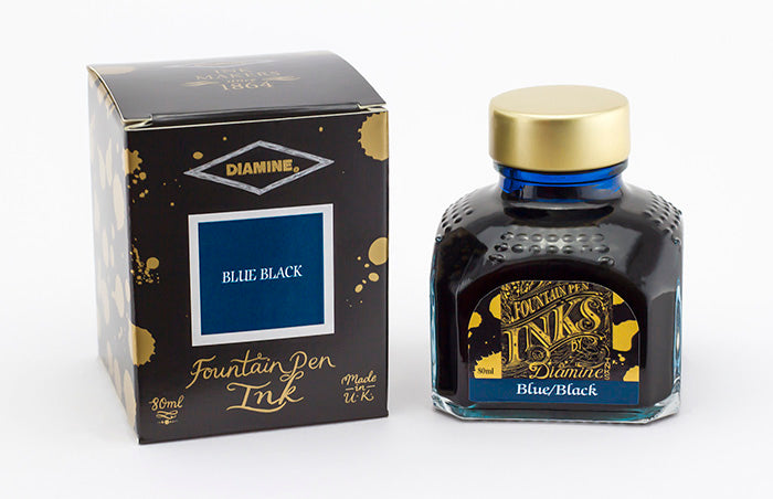 Diamine Tinte - blue black / blau-schwarz 80 ml
