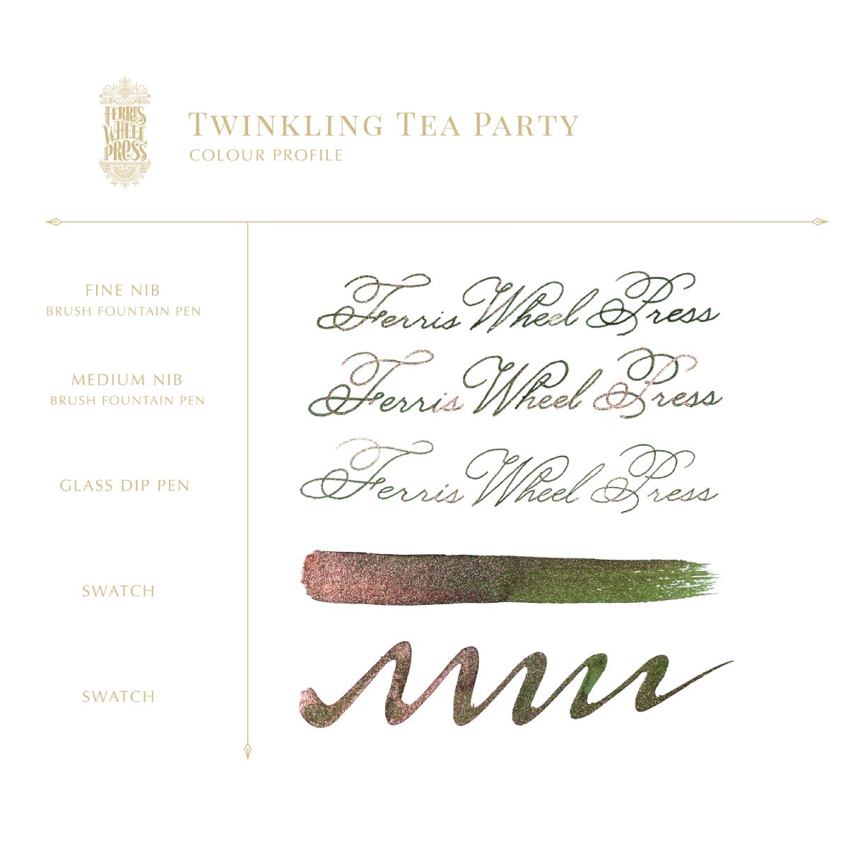 Ferris Wheel Press - Ferritales Ink - Twinkling Tea Party, 20 ml