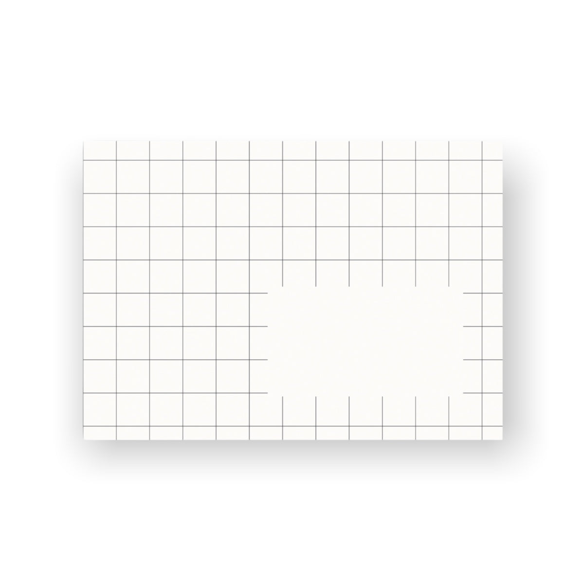 Briefumschlag - White Grid
