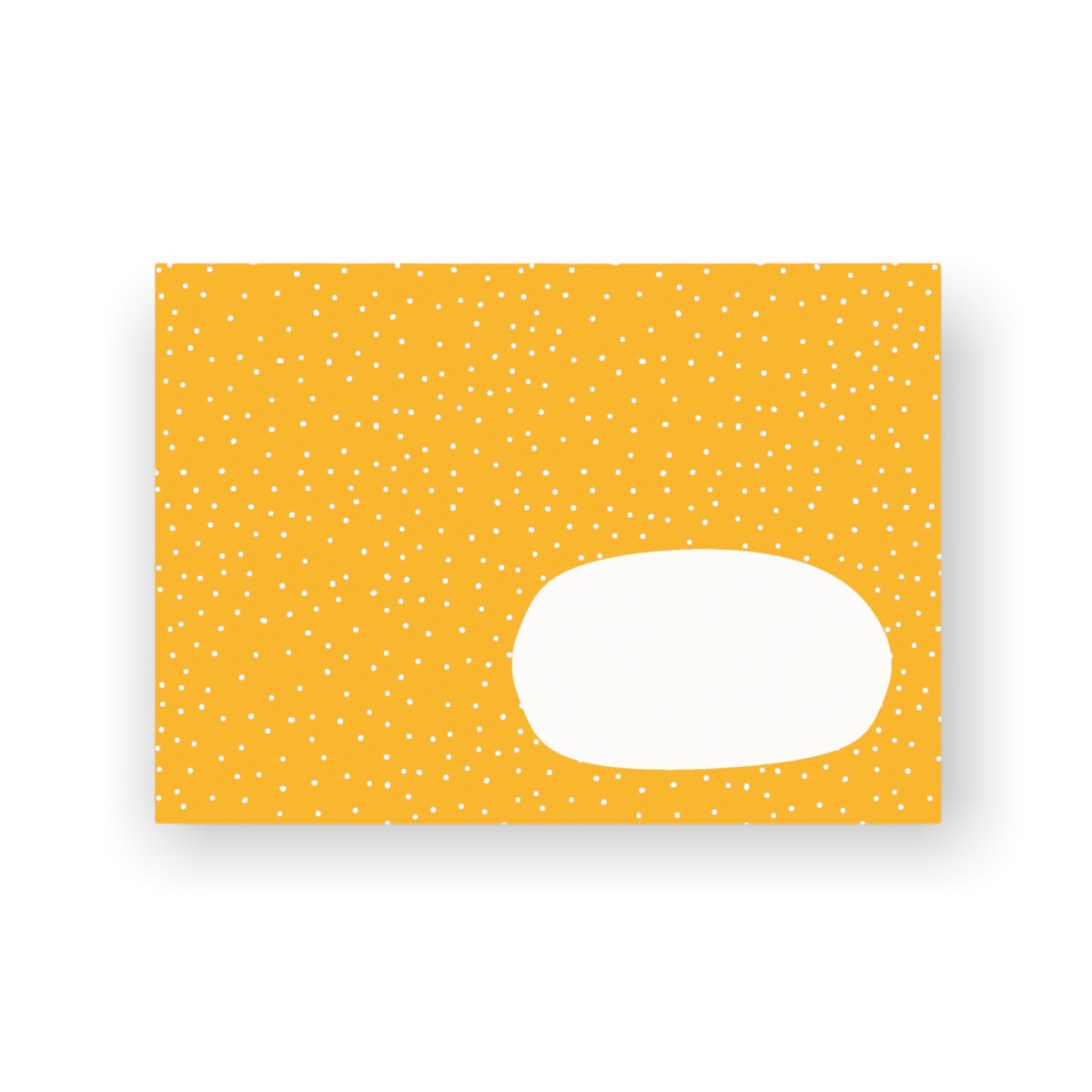 Briefumschlag - Yellow Dots
