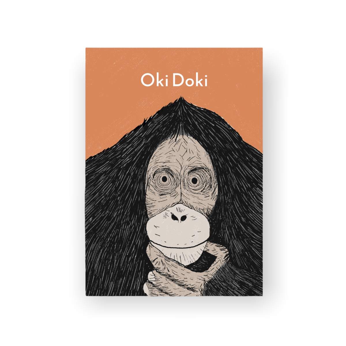 Postkarte Gorilla