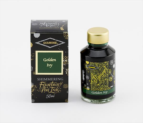 Diamine Shimmering Ink - Golden Ivy, 50 ml