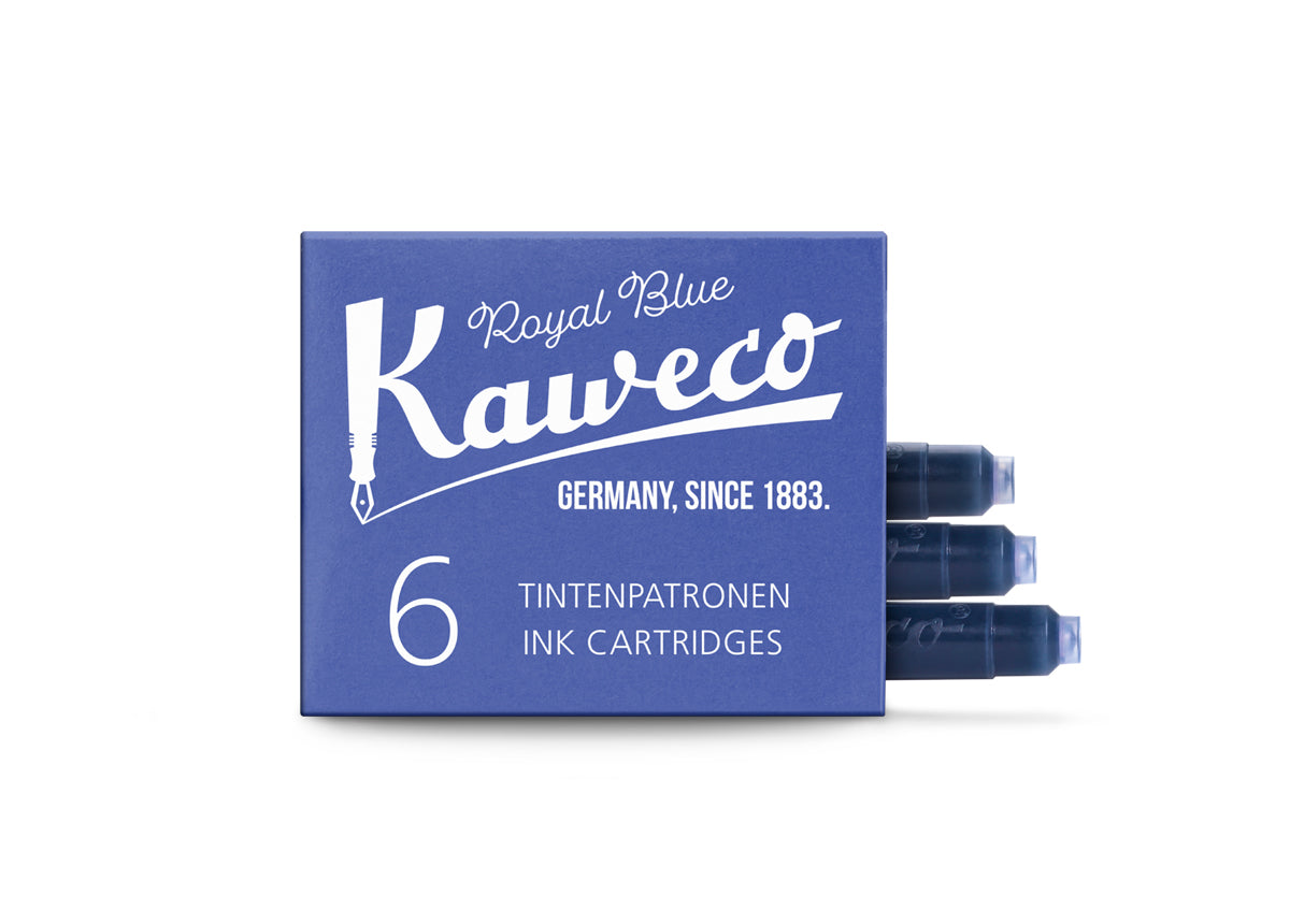 Kaweco Tintenpatronen, 6 Stück royal blue