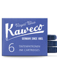 Kaweco Tintenpatronen, 6 Stück royal blue