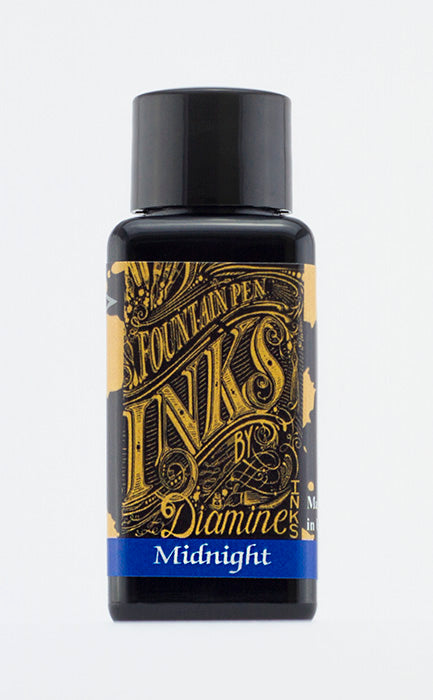 Diamine Tinte - mitternachtsblau / midnight 30 ml