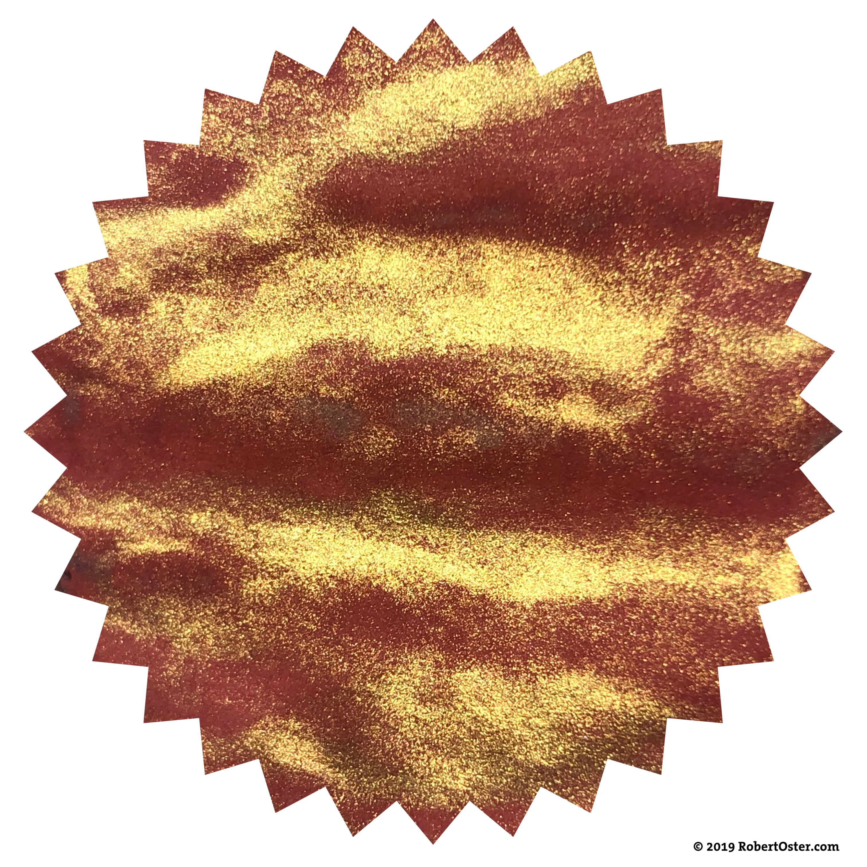 Shake`n`Shimmy Ink Red Gold – Papier & Stift
