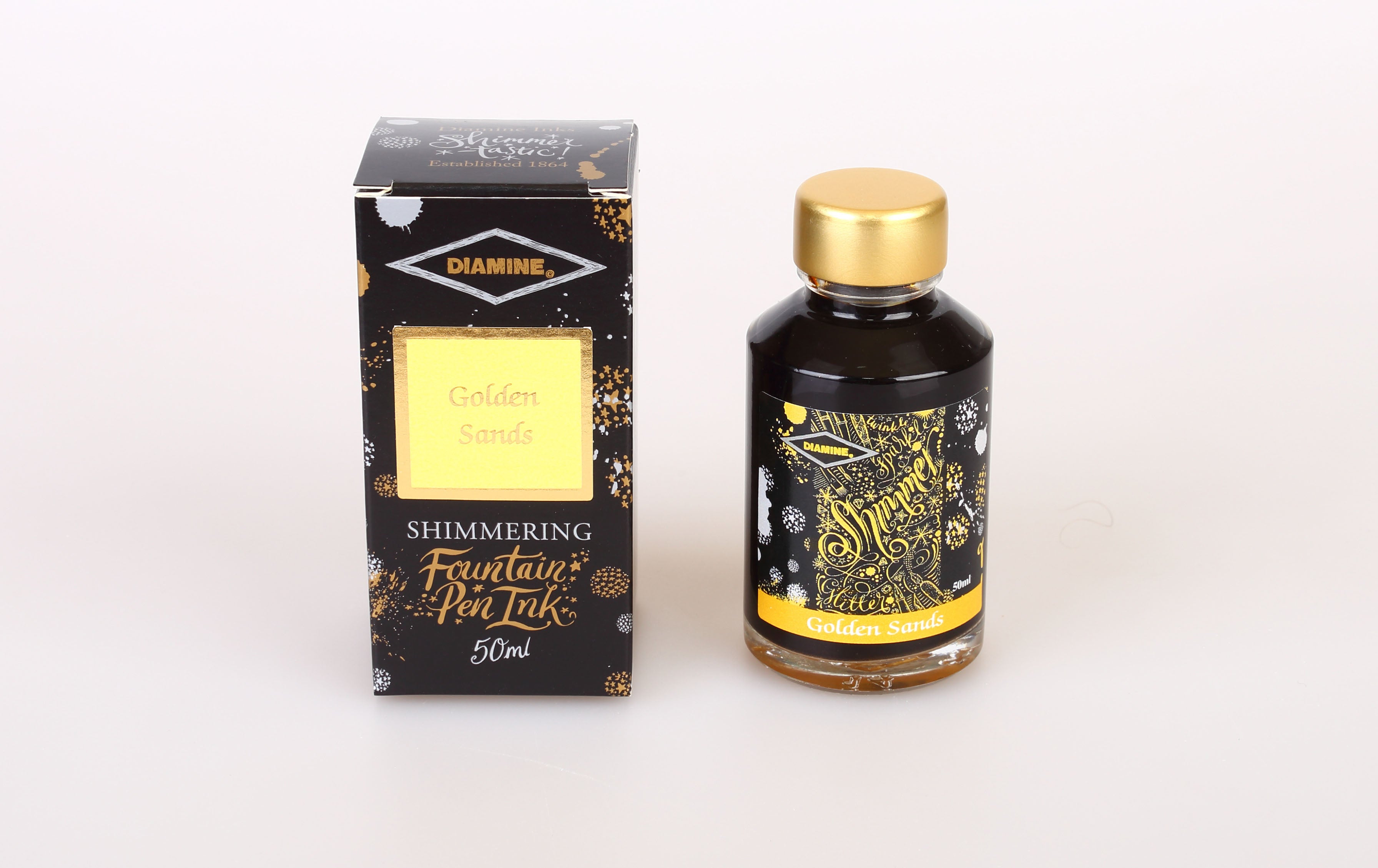 Diamine Shimmering Ink - Golden Sands, 50 ml