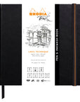 Rhodia Touch Pen & Inkwash Buch, Quadrat