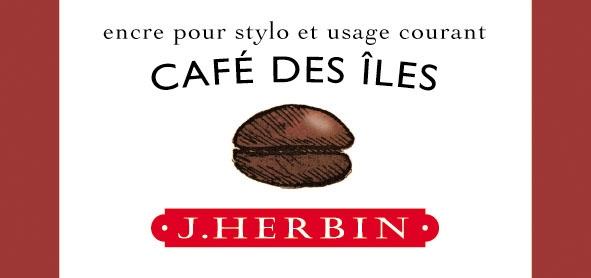 Herbin Tintenflakon Kaffeebraun 30 ml / cafe des iles