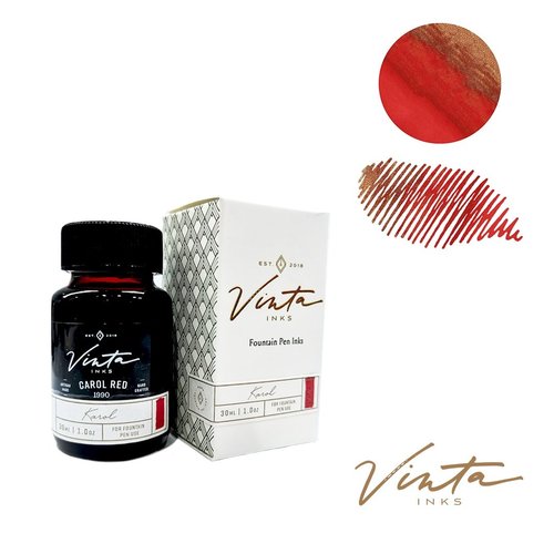 Vinta Inks - 30ml Carol Red Seasonal