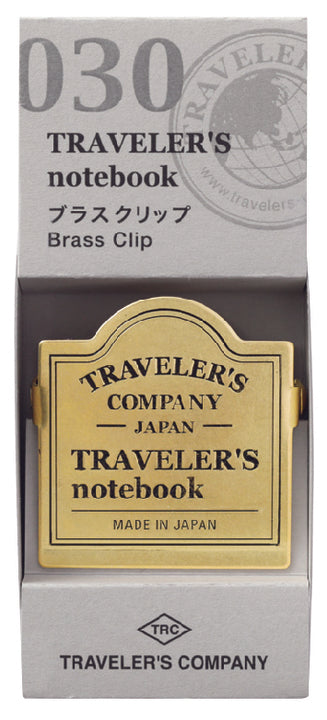 Traveler&#39;s Notebook Company - Messing Clip - Logo