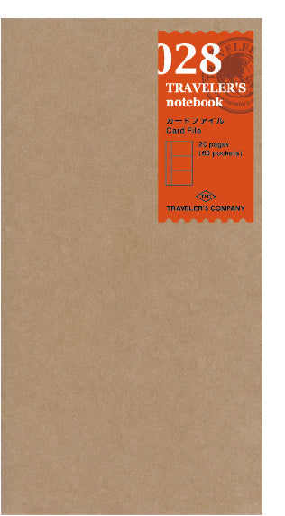 Traveller Notebook Card File Refill (028)