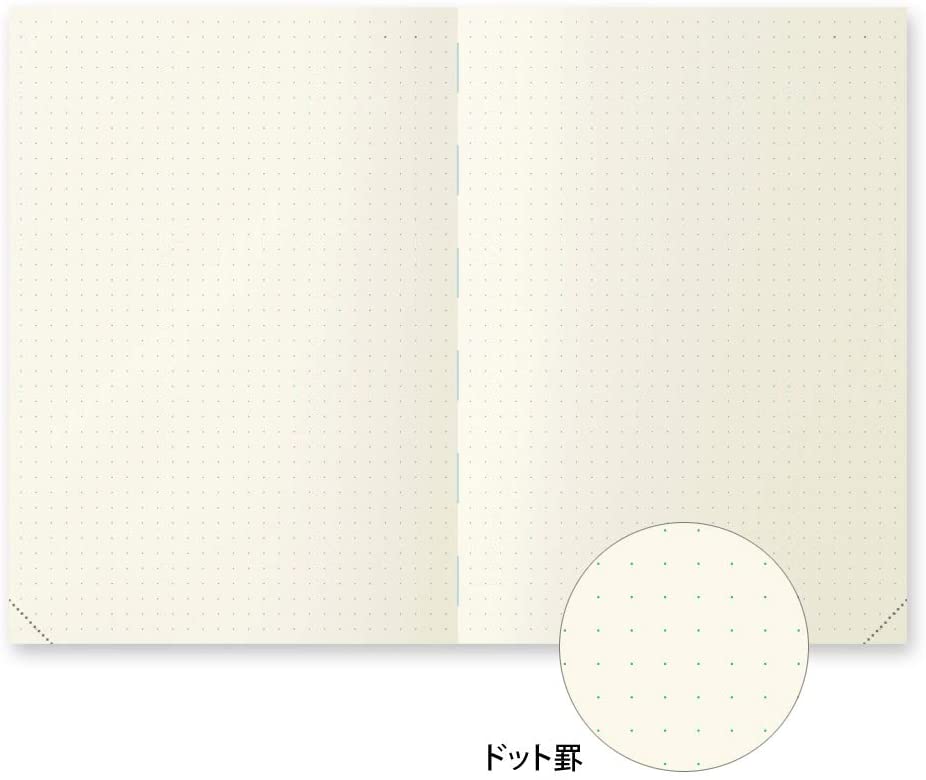 MIdori - Notizbuch Journal 1 Tag 1 Seite, dotted